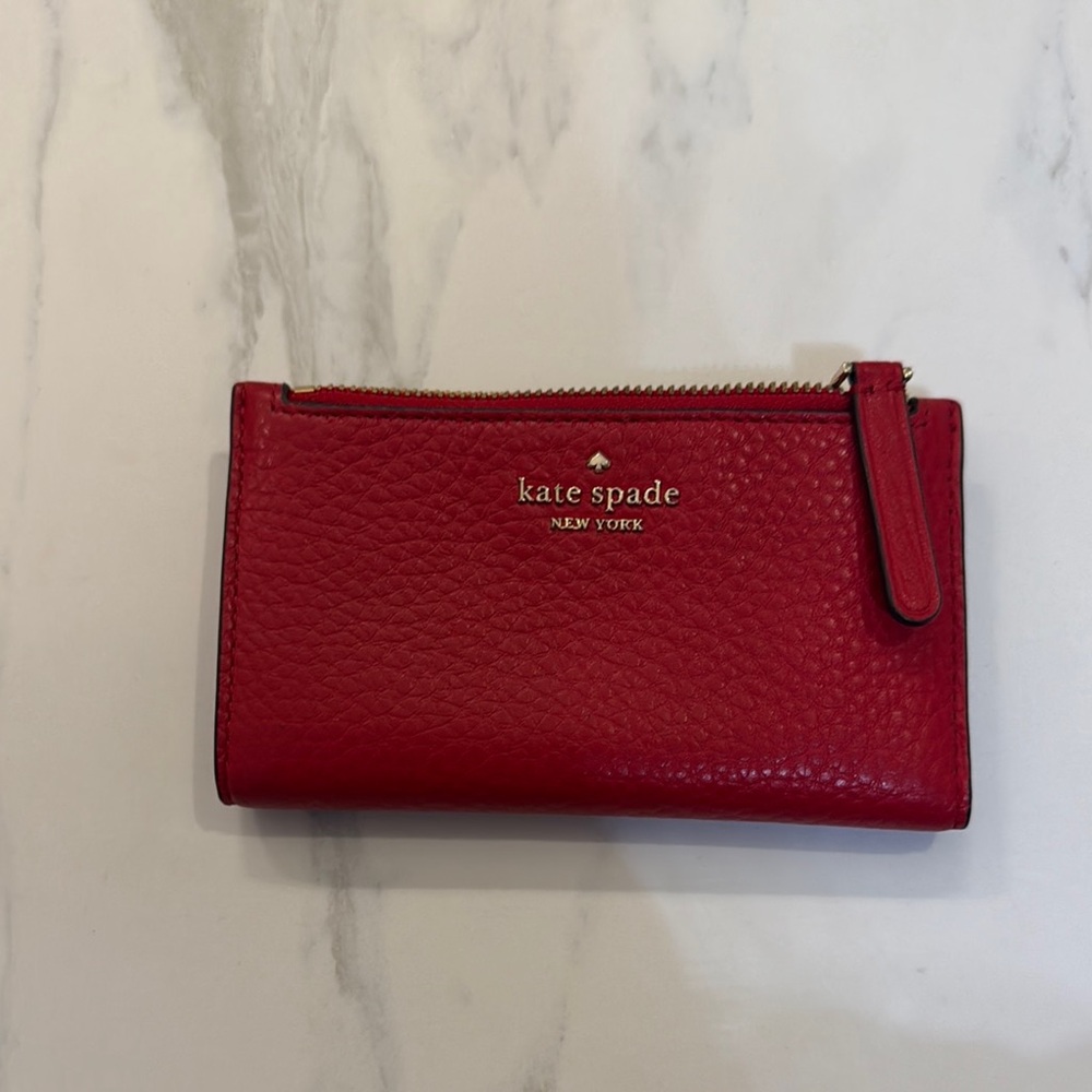 Kate Spade Red Leather Wallet